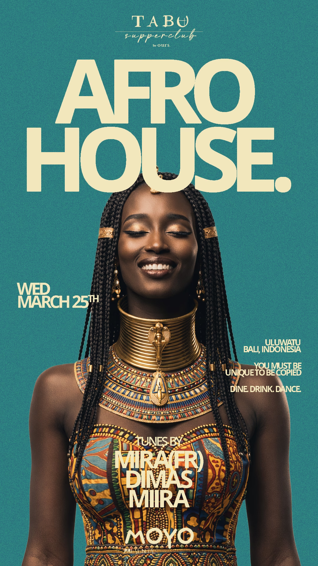 19th April Tina Colada Tabu Events