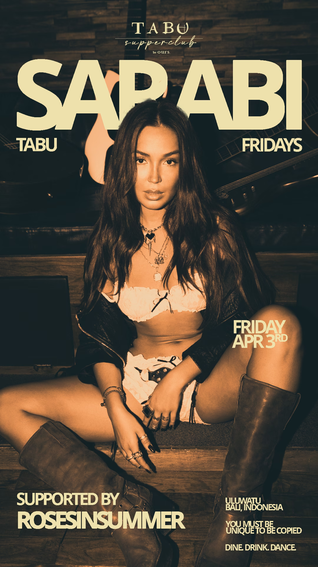 18th April Friday Tabu Events