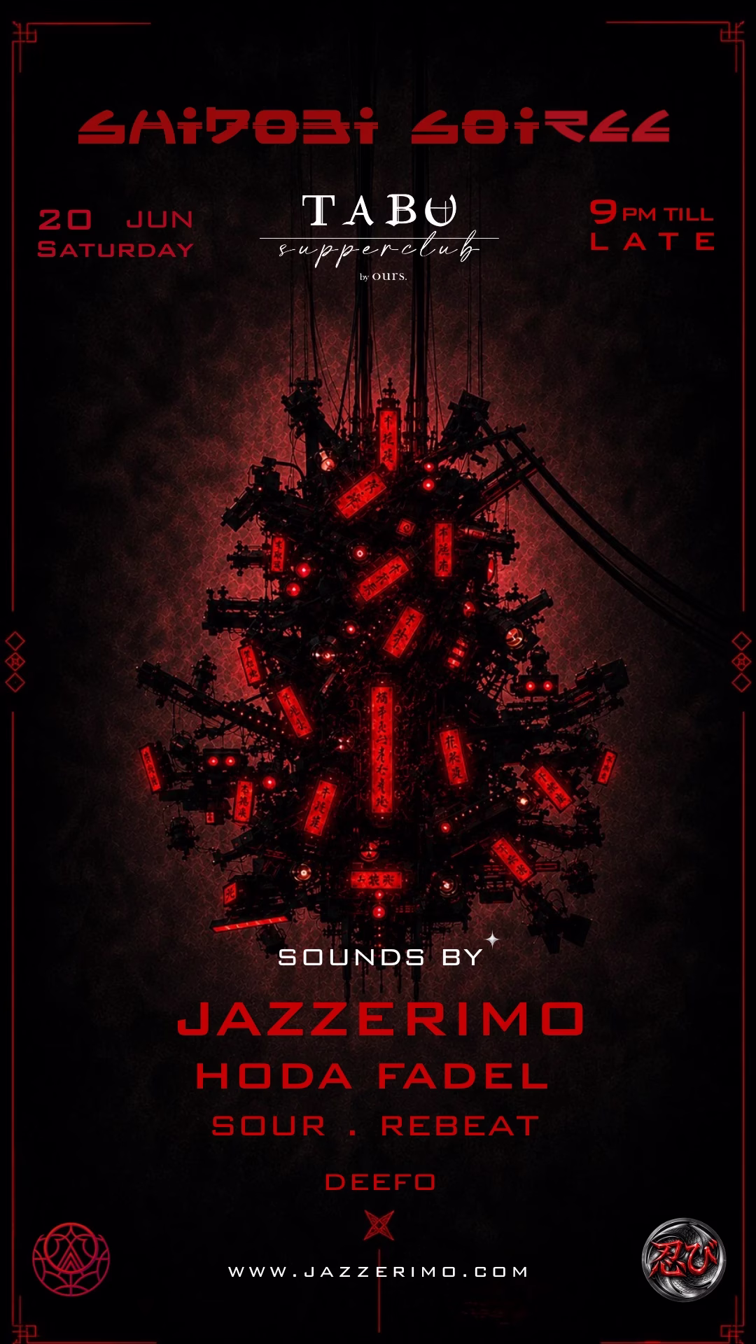 Stories_Shinobi 19th April Tina Colada Tabu Events